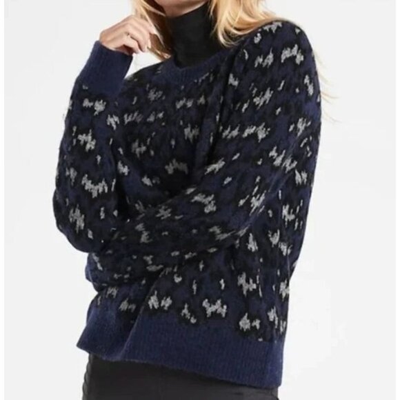 Athleta US Women's Size XS Hawthorn Textured Crew Sweater Merino Wool Blend - Picture 1 of 12